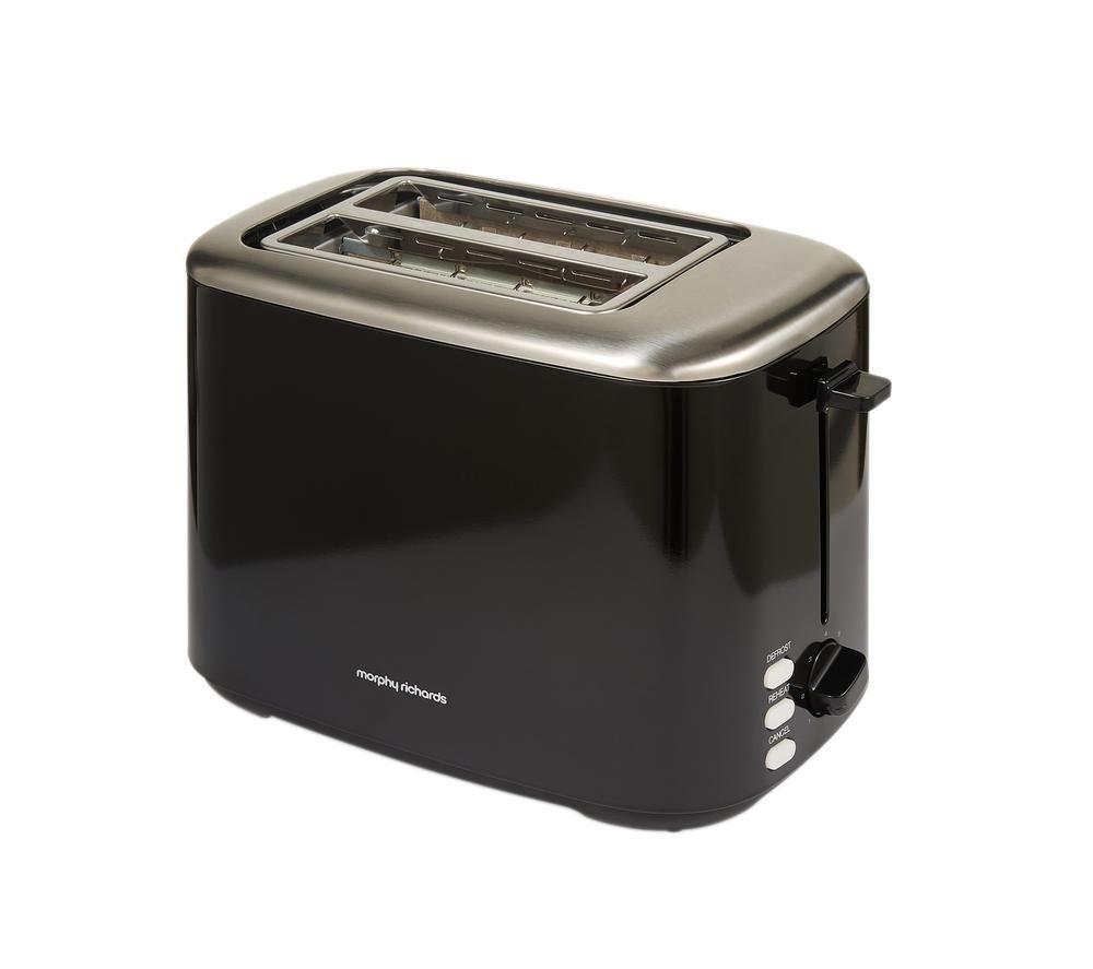 MORPHY RICHARDS Equip 222064 2-Slice Toaster - Black image number 2 of 7