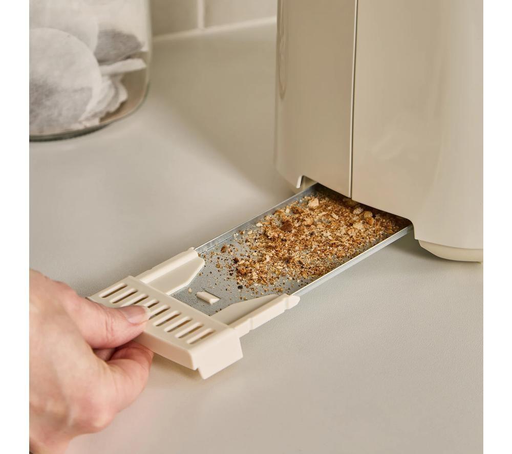 MORPHY RICHARDS Equip 222065 2-Slice Toaster - Cream image number 4 of 6