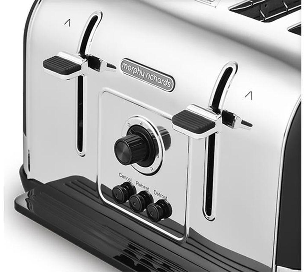 MORPHY RICHARDS Venture 240131 4-Slice Toaster - Black image number 5 of 7