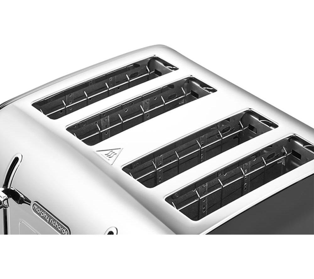 MORPHY RICHARDS Venture 240131 4-Slice Toaster - Black image number 6 of 7