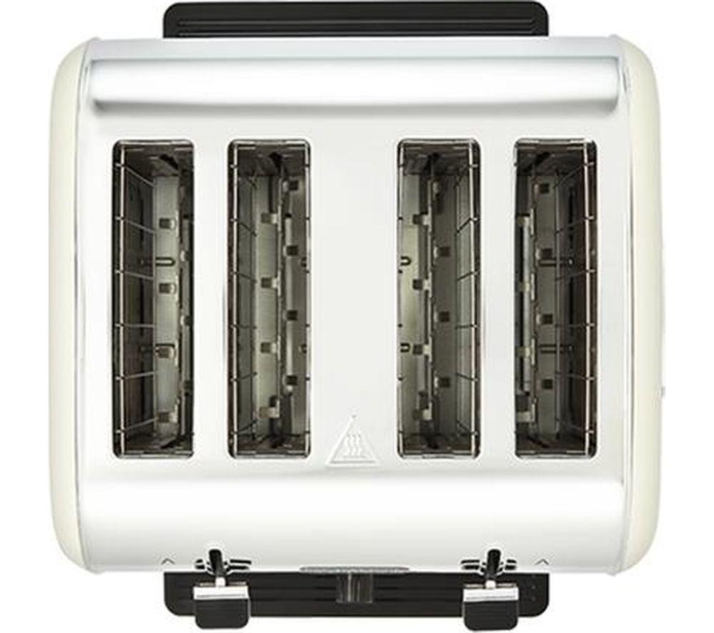 MORPHY RICHARDS Venture 240132 4-Slice Toaster - Cream image number 4 of 6