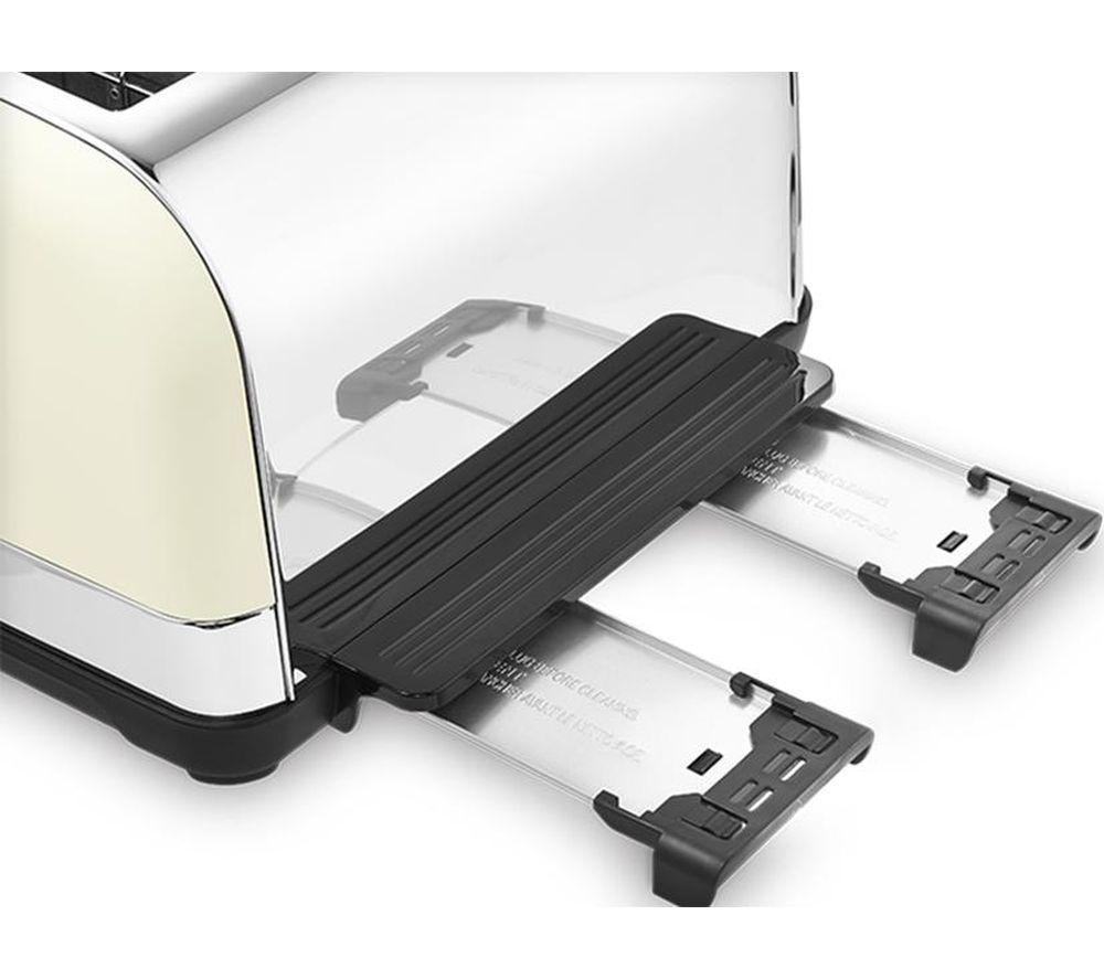 MORPHY RICHARDS Venture 240132 4-Slice Toaster - Cream image number 5 of 6