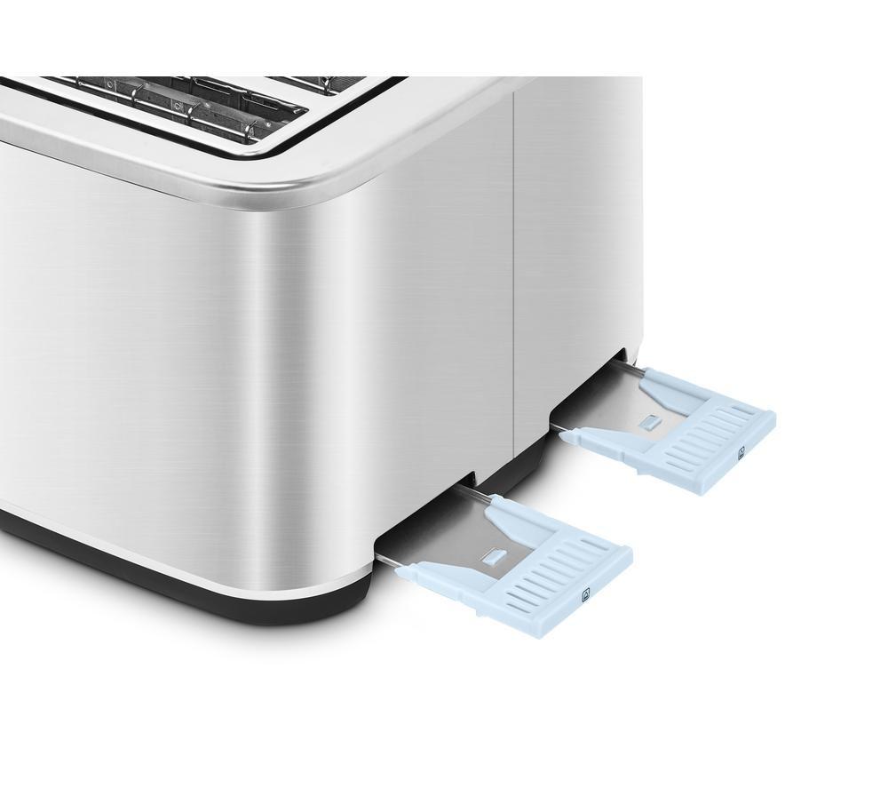 MORPHY RICHARDS Motive 242800 4-Slice Toaster - Silver image number 2 of 8