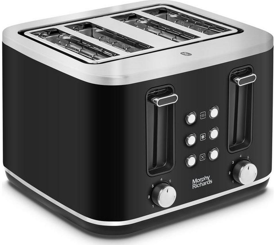 MORPHY RICHARDS Motive 242801 4-Slice Toaster - Black