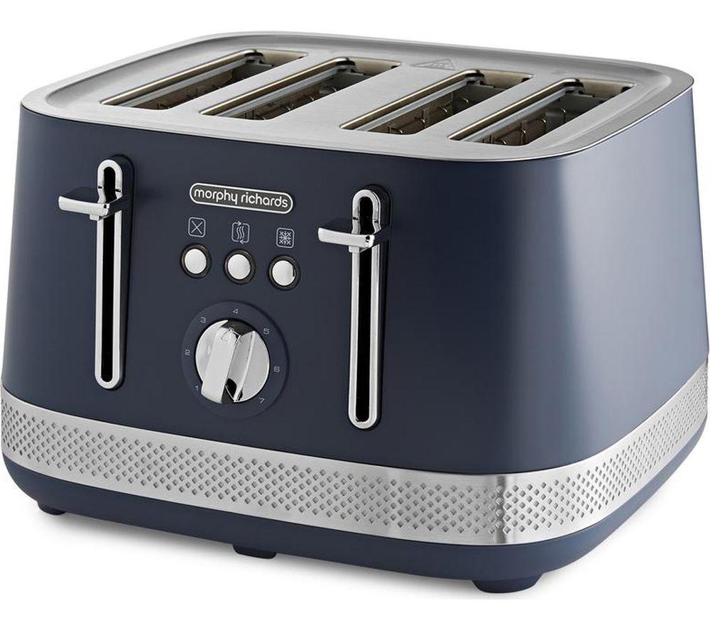 MORPHY RICHARDS Illumination 248023 4-Slice Toaster - Navy Peony image number 2 of 8