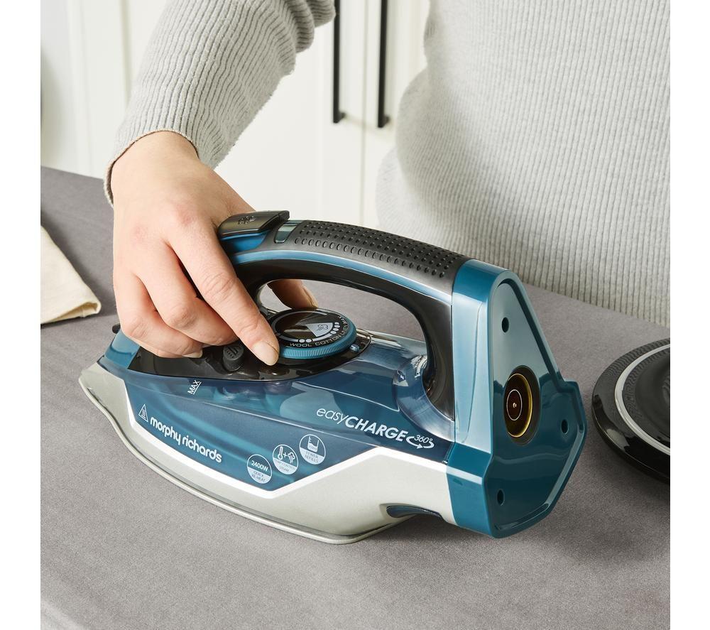 MORPHY RICHARDS EasyCharge 303252 Cordless Steam Iron - Deep Lagoon image number 2 of 4