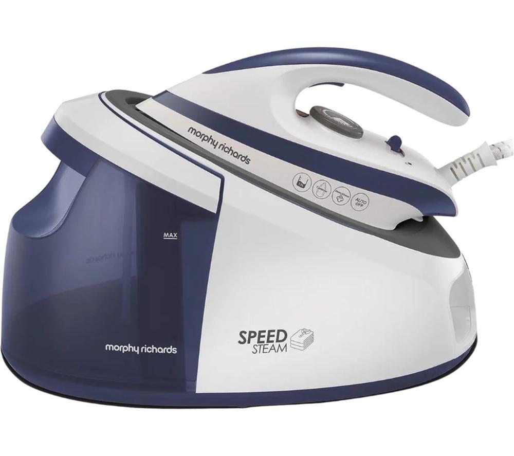 Morphy Richards Speed Steam 333202 Steam Generator Iron - Blue, Blue