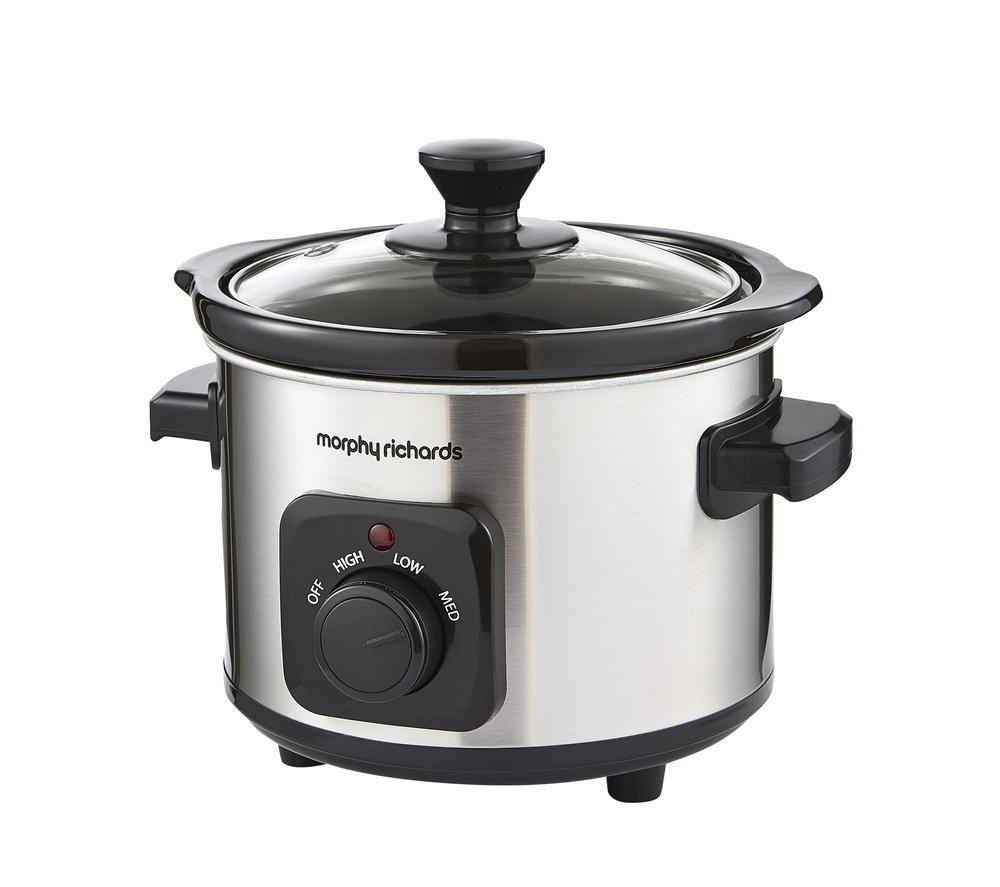 MORPHY RICHARDS 460300 Slow Cooker - Black & Silver image number 9 of 9