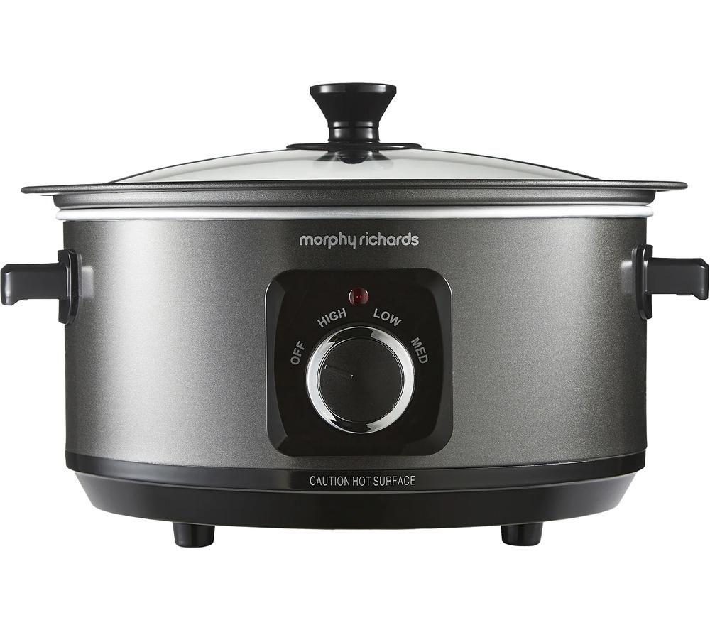 Morphy Richards 461020 Sear And Stew Slow Cooker - Black, Black