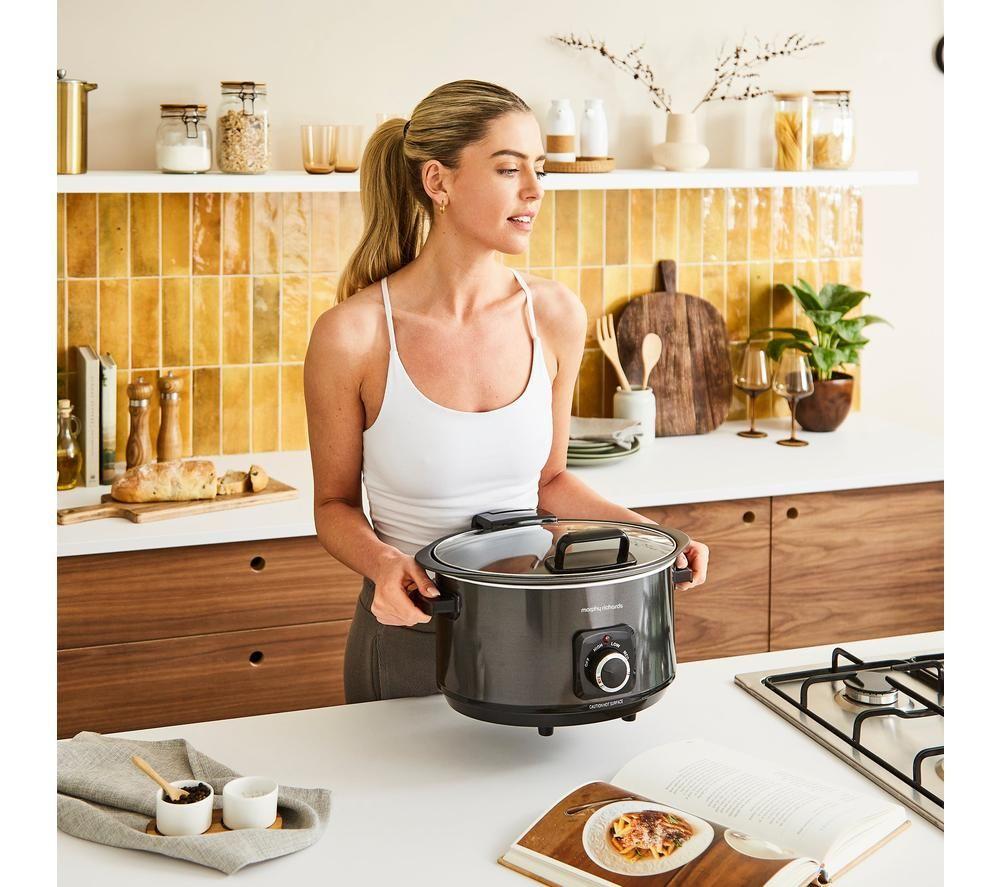 MORPHY RICHARDS 461022 Sear and Stew Slow Cooker - Grey image number 4 of 9