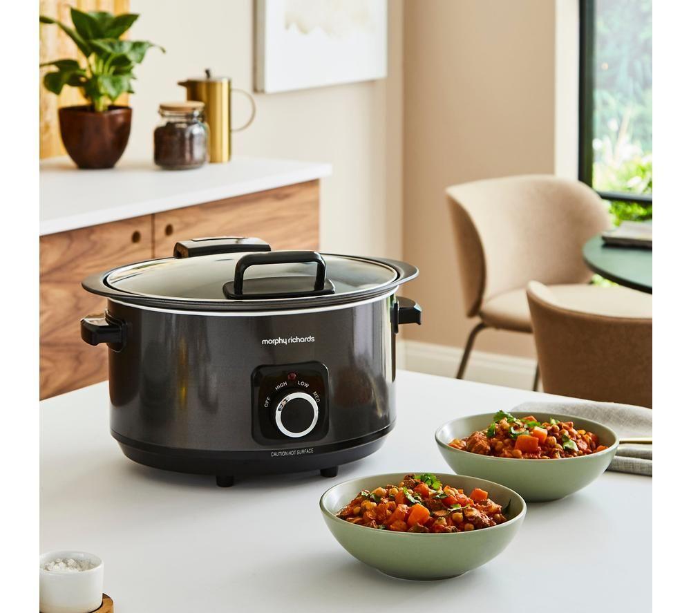 MORPHY RICHARDS 461022 Sear and Stew Slow Cooker - Grey image number 6 of 9
