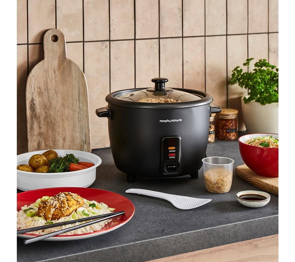 MORPHY RICHARDS 471001 Rice Cooker - Black image number 10 of 12