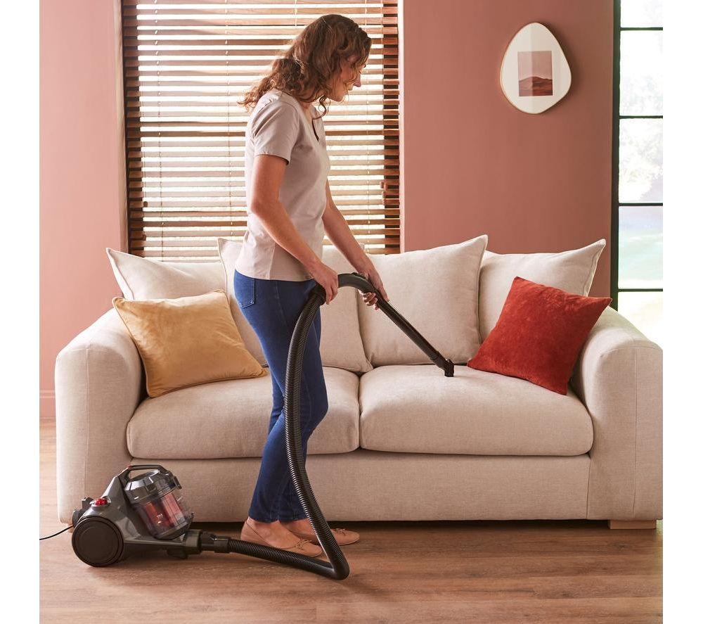 MORPHY RICHARDS MRXCYLINDERFLEX PowerSphere Corded Bagless Vacuum Cleaner - Black & Grey image number 10 of 17