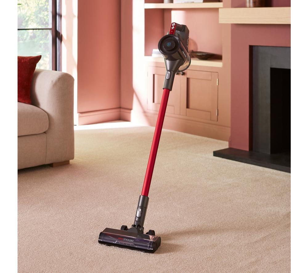 MORPHY RICHARDS MRXSTICK250 PremierGlide Cordless Vacuum Cleaner - Grey & Red image number 8 of 14
