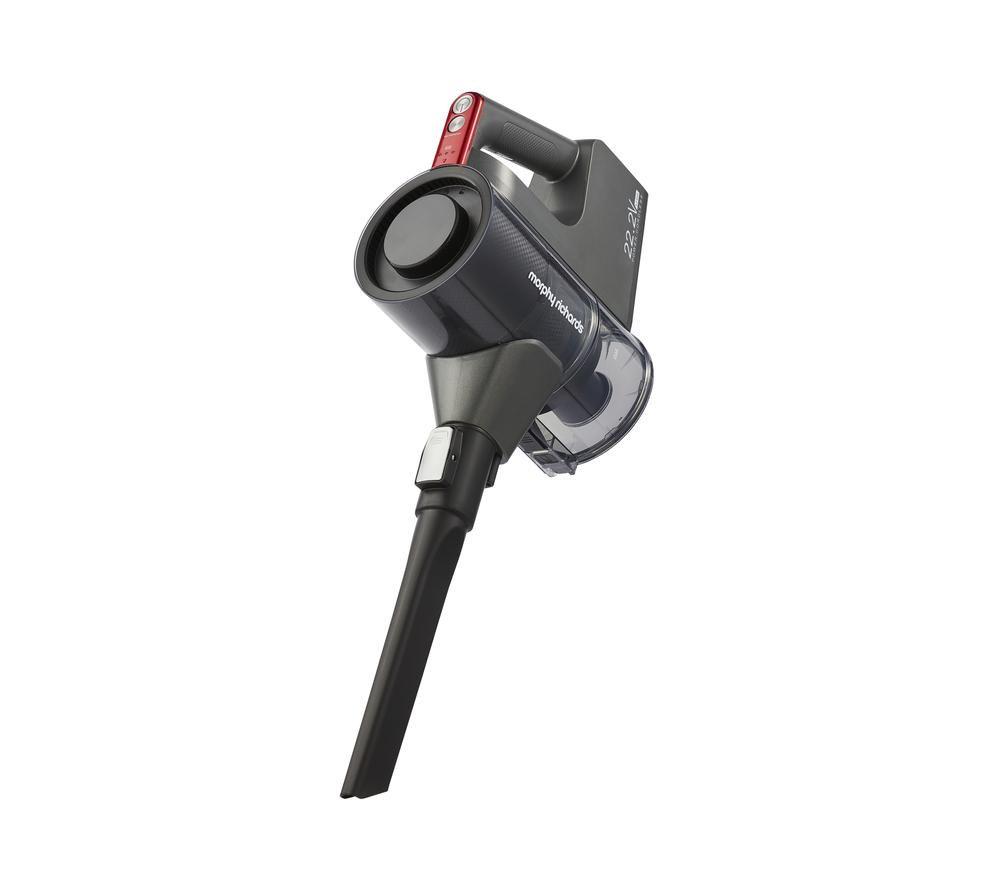 MORPHY RICHARDS MRXSTICK250 PremierGlide Cordless Vacuum Cleaner - Grey & Red image number 13 of 14