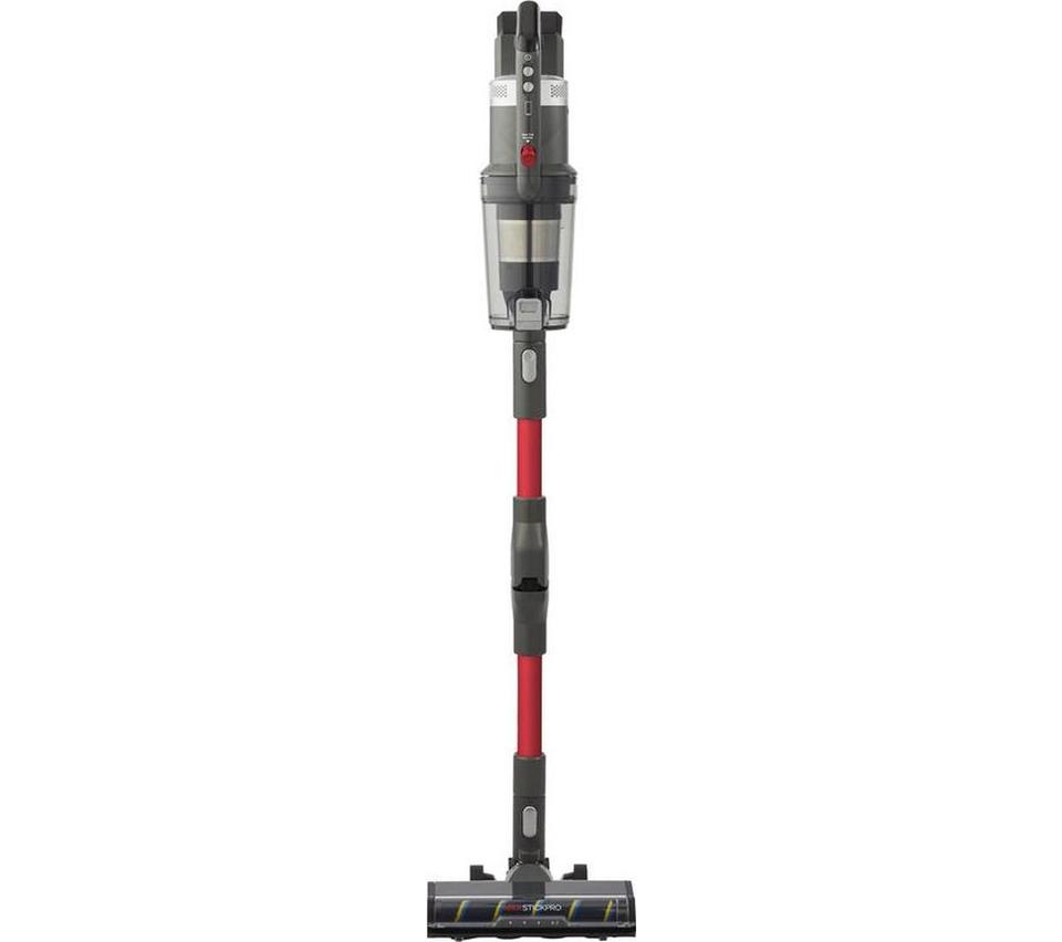 MORPHY RICHARDS MRXSTICKPRO IntelliClean Cordless Vacuum Cleaner - Grey & Red