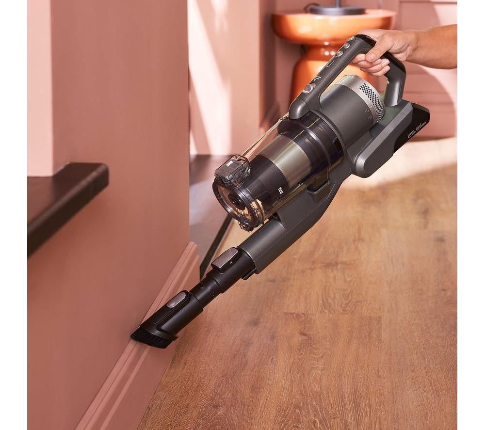 MORPHY RICHARDS MRXSTICKPRO IntelliClean Cordless Vacuum Cleaner - Grey & Red image number 9 of 12