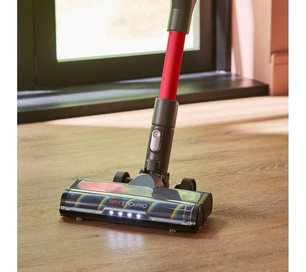 MORPHY RICHARDS MRXSTICKPRO IntelliClean Cordless Vacuum Cleaner - Grey & Red image number 10 of 12