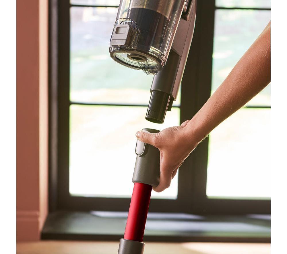 MORPHY RICHARDS MRXSTICKPRO IntelliClean Cordless Vacuum Cleaner - Grey & Red image number 11 of 12