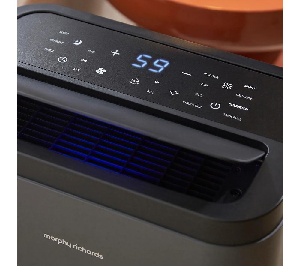 MORPHY RICHARDS 822751 PureFresh Portable Dehumidifier - Grey image number 2 of 3