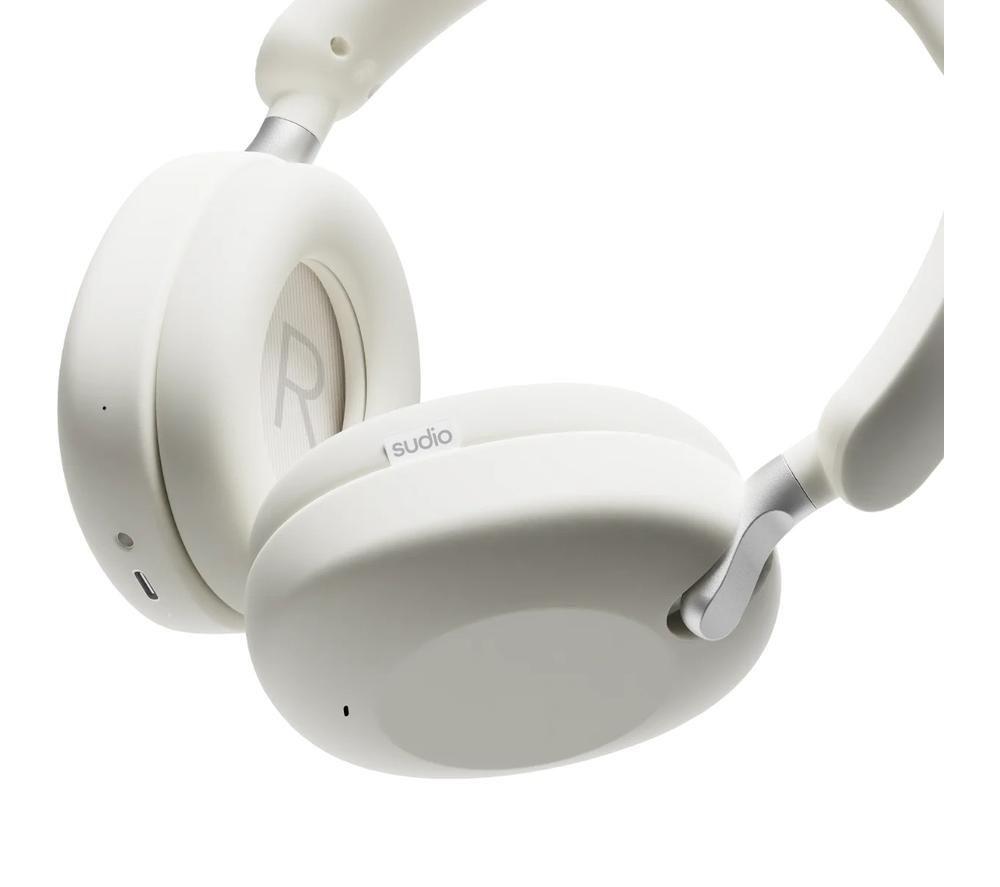 SUDIO K2 Pro Wireless Bluetooth Noise-Cancelling Headphones - White image number 5 of 7