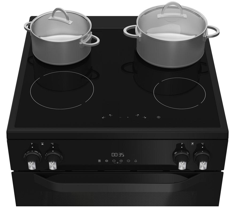 HOTPOINT Multiflow HDME6VDC2AB 60 cm Electric Ceramic Cooker - Black image number 7 of 10