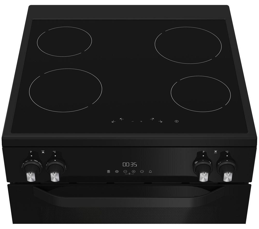 HOTPOINT Multiflow HDME6VDC2AB 60 cm Electric Ceramic Cooker - Black image number 8 of 10
