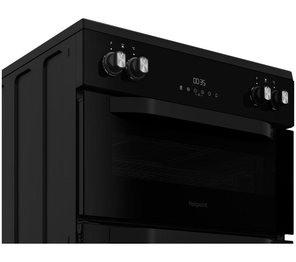 HOTPOINT Multiflow HDME6VDC2AB 60 cm Electric Ceramic Cooker - Black image number 9 of 10