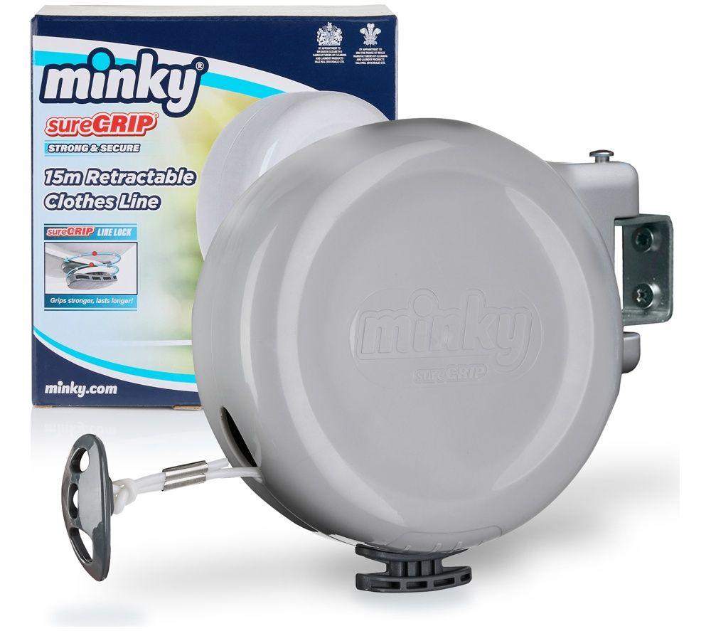 MINKY VT20591100 SureGRIP Retractable Clothes Washing Line - 15 m