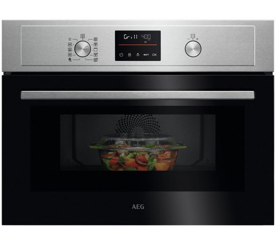 AEG 5000 CombiAir KOX36506GM Built-in Combination Microwave - Stainless Steel