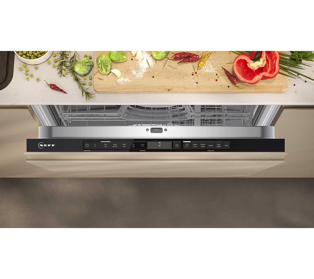 NEFF N30 S153ITX07G Full-size Fully Integrated WiFi-enabled Dishwasher image number 3 of 11