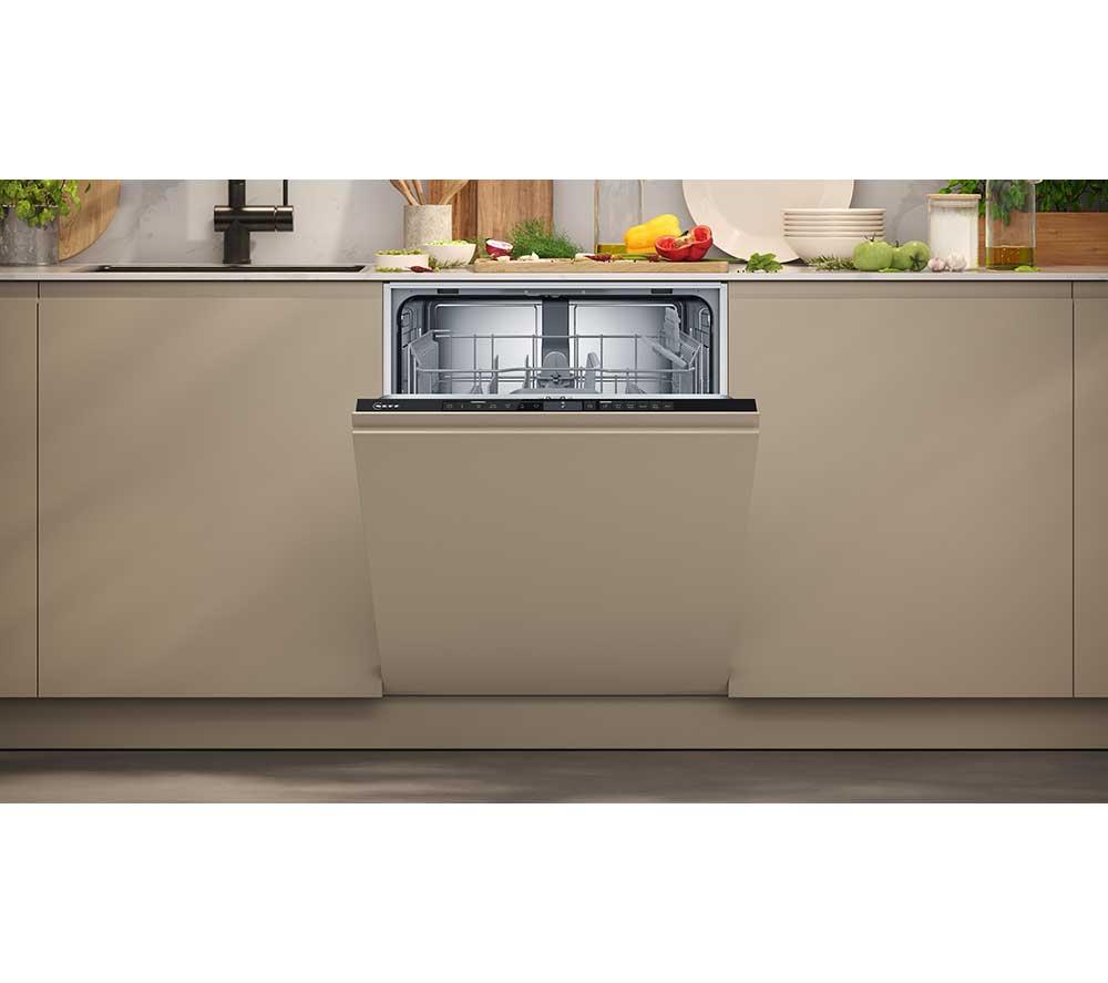 NEFF N30 S153ITX07G Full-size Fully Integrated WiFi-enabled Dishwasher image number 4 of 11