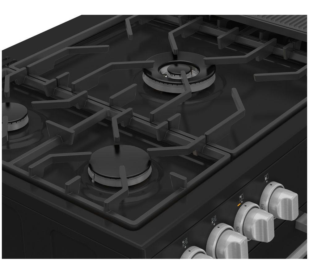 HOTPOINT RH90FA20B 90 cm Dual Fuel Range Cooker - Black image number 6 of 10