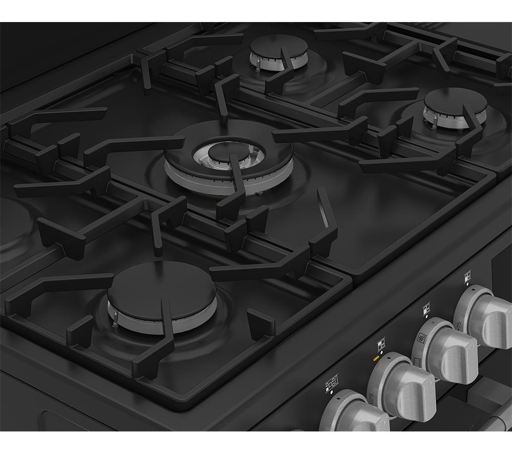 HOTPOINT RH100FA21BB 100 cm Dual Fuel Range Cooker - Black image number 4 of 8