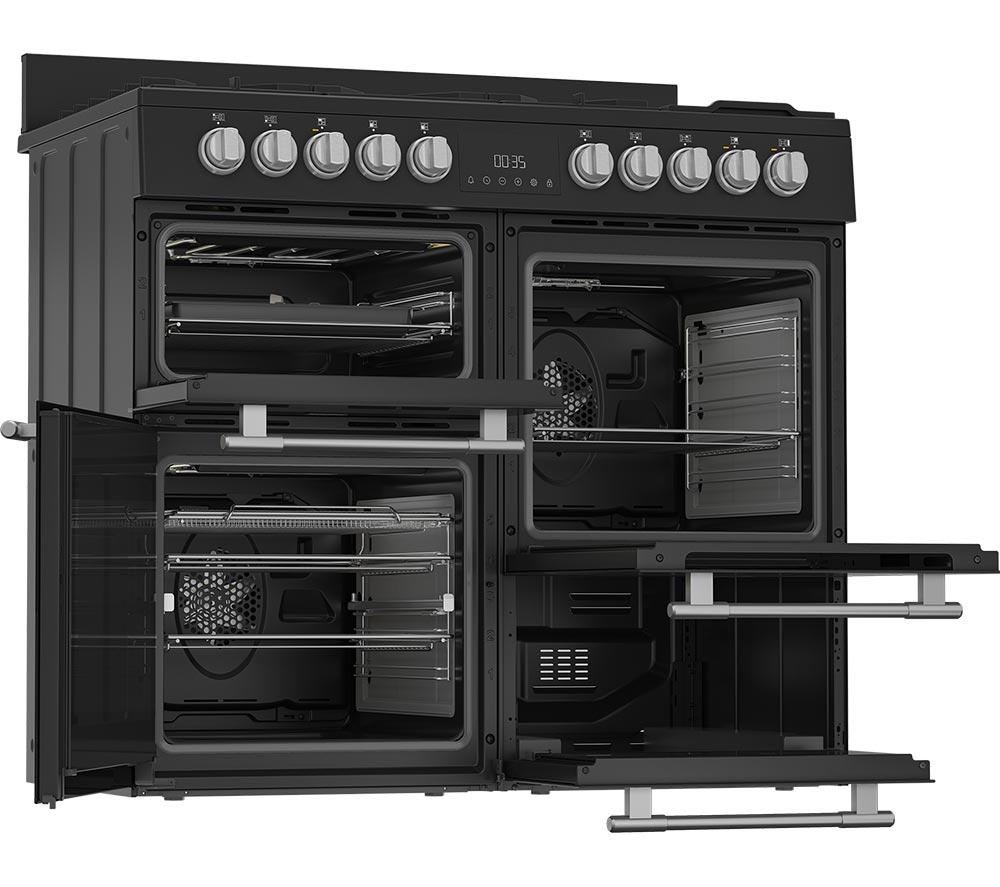 HOTPOINT RH100FA21BB 100 cm Dual Fuel Range Cooker - Black image number 6 of 8