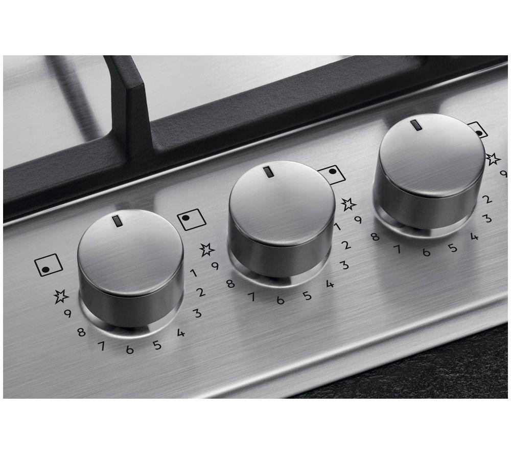 AEG HGB75500SM 75 cm Gas Hob - Silver image number 3 of 7