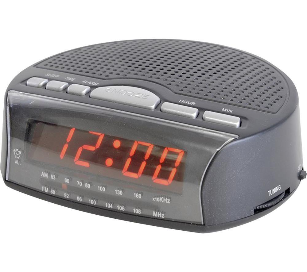 LLOYTRON Daybreak J2006BK FM/AM Clock Radio - Black image number 4 of 9