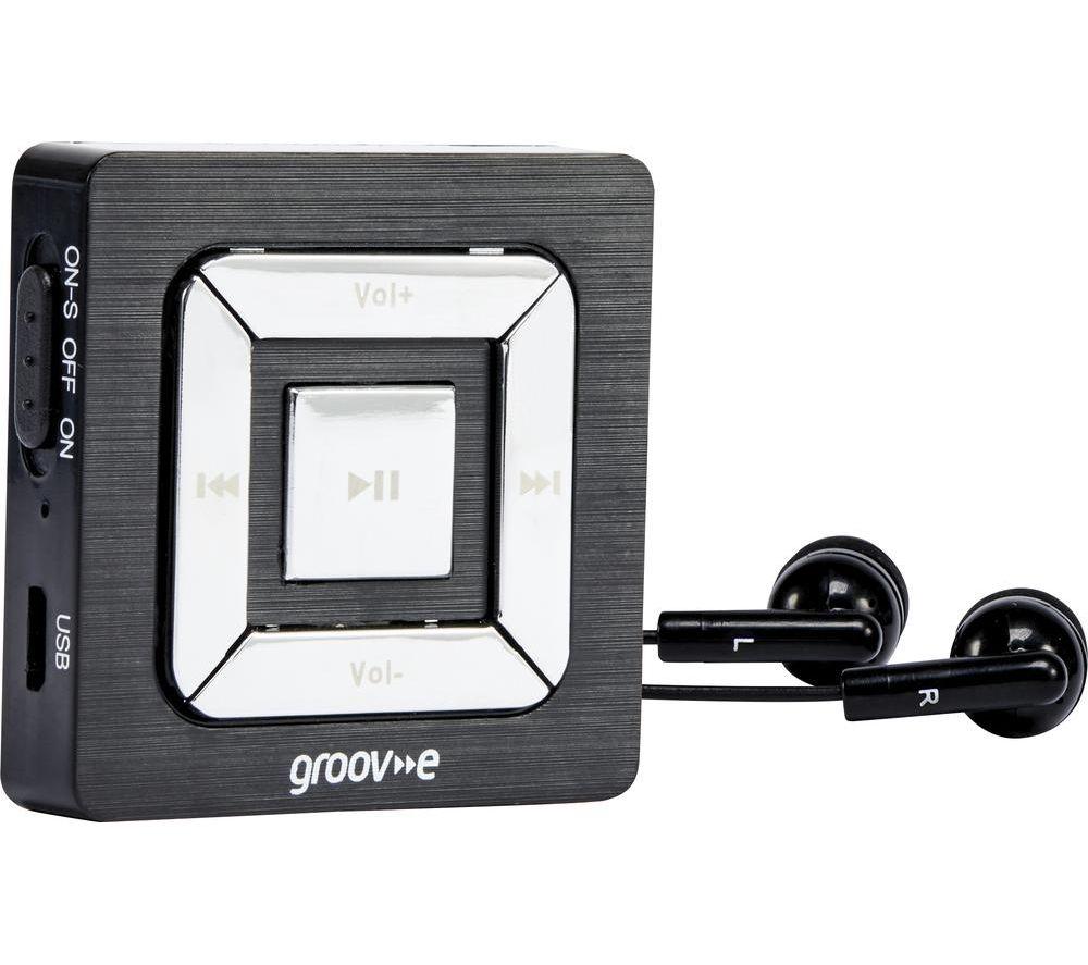 Groov-E Pop Digital Mp3 Player - Black, Black