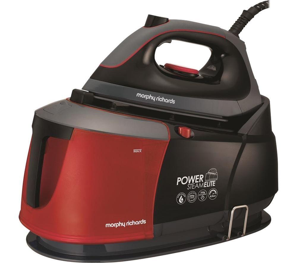 MORPHY RICHARDS Power Steam Elite 332013 Steam Generator Iron - Red, Grey & Black image number 4 of 12