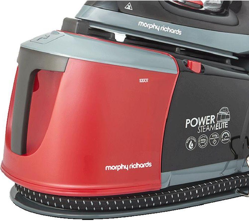 MORPHY RICHARDS Power Steam Elite 332013 Steam Generator Iron - Red, Grey & Black image number 5 of 12