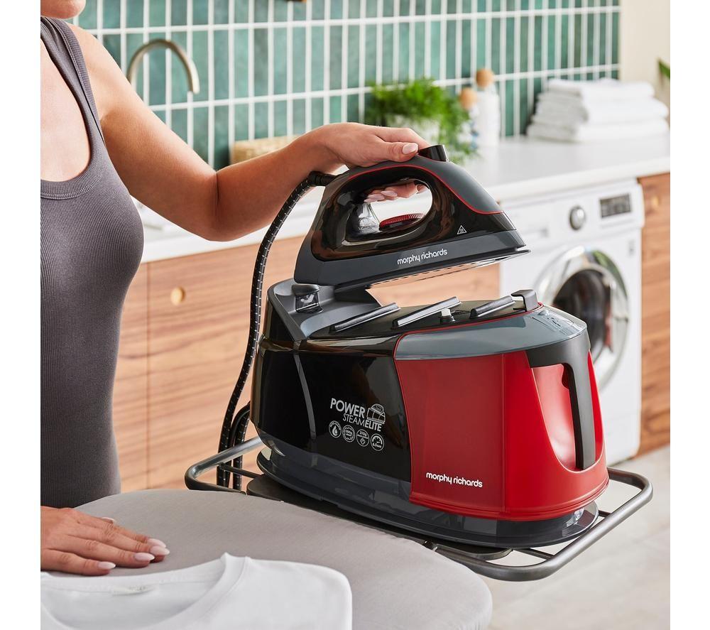 MORPHY RICHARDS Power Steam Elite 332013 Steam Generator Iron - Red, Grey & Black image number 8 of 12