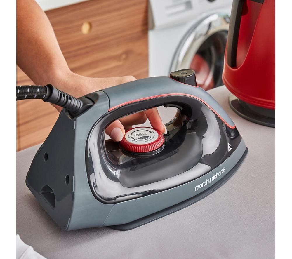 MORPHY RICHARDS Power Steam Elite 332013 Steam Generator Iron - Red, Grey & Black image number 10 of 12