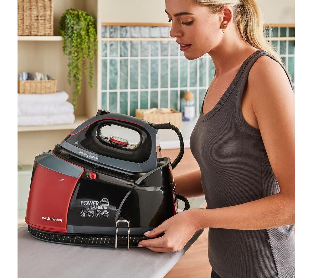 MORPHY RICHARDS Power Steam Elite 332013 Steam Generator Iron - Red, Grey & Black image number 12 of 12