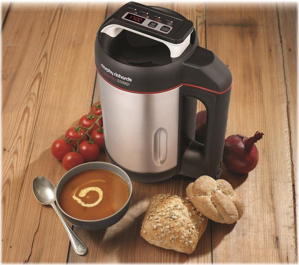 MORPHY RICHARDS 501014 Saut&eacute; & Soup Maker - Black & Silver image number 5 of 6