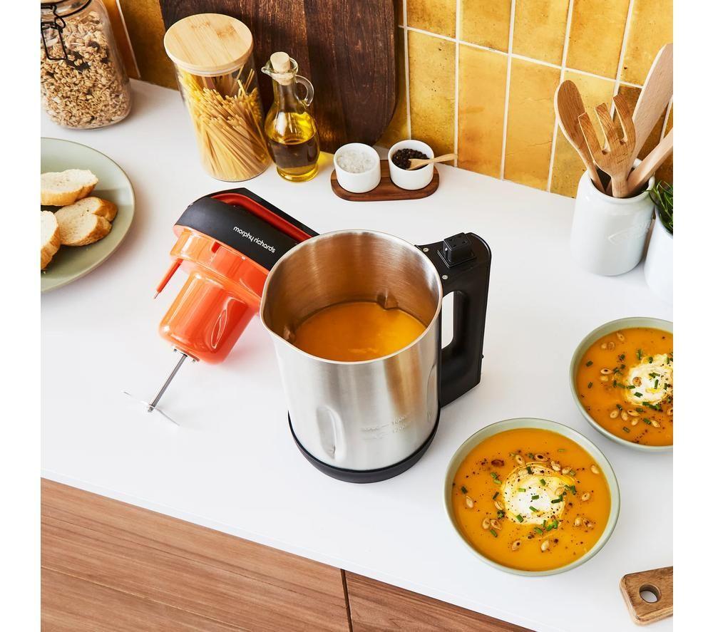 MORPHY RICHARDS 501022 Large Soup Maker - Silver & Black image number 7 of 8