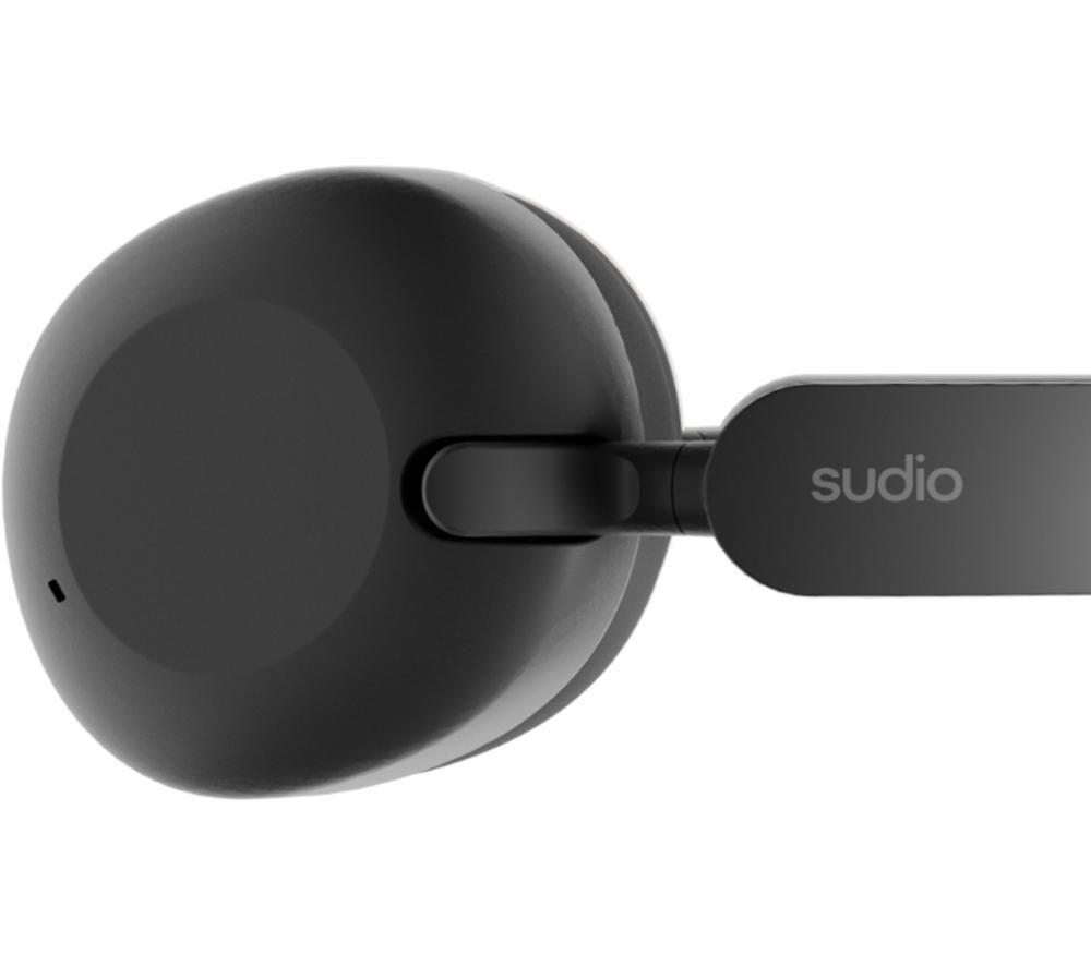 SUDIO K2 Wireless Bluetooth Noise-Cancelling Headphones - Black image number 6 of 8