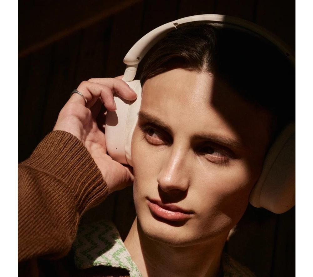 SUDIO K2 Wireless Bluetooth Noise-Cancelling Headphones - Cream White image number 3 of 7