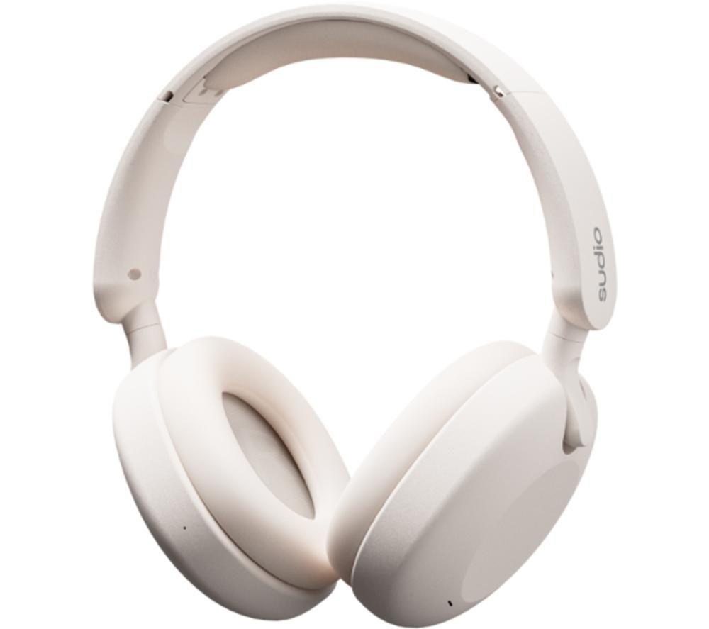 SUDIO K2 Wireless Bluetooth Noise-Cancelling Headphones - Cream White image number 7 of 7
