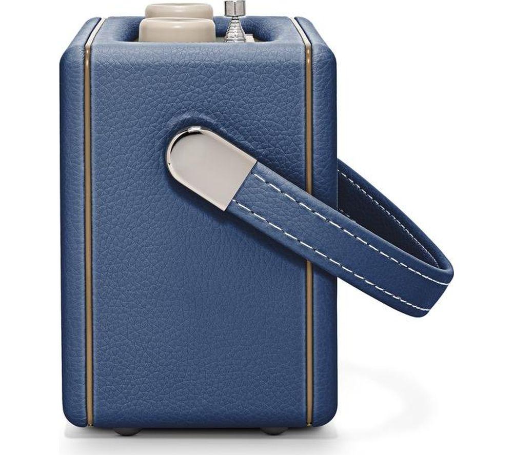 ROBERTS Revival Uno Solar Portable DAB+/FM Retro Bluetooth Radio - Midnight Blue image number 3 of 5