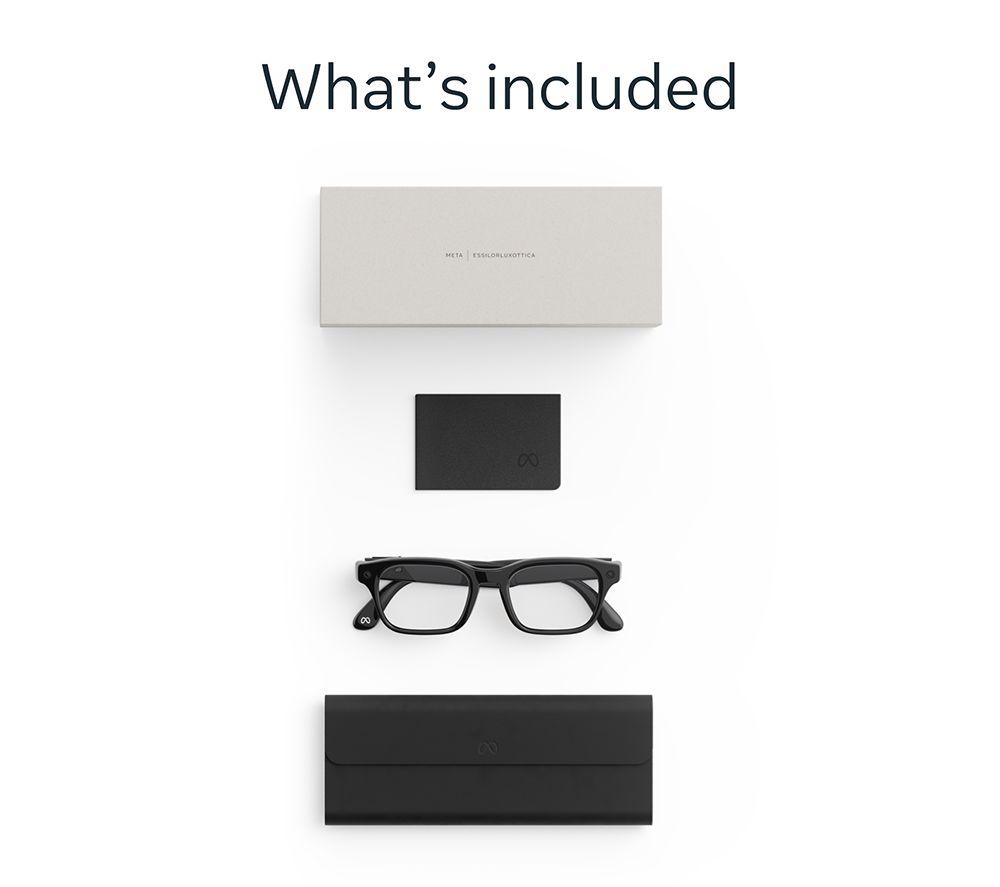 META Adventurer Smart Glasses - Classic Black, Clear Lenses image number 8 of 8